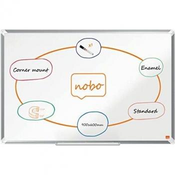 Pizarra Magnética de Acero Vitrificado Nobo Premium Plus de 900X600Mm