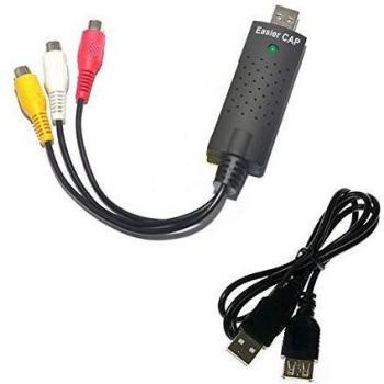 YATEK Easycap - Convertidor para Pasar Cintas VHS a DVD en 3 Simples Pasos