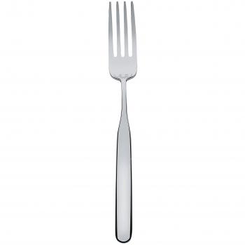Alessi Acero Inoxidable Pulido 18/10 Collo-Alto Tenedor de Servir, Color Plateado