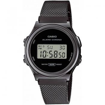 Casio Vintage A171WEMB-1AEF Unisex Digital Watch with Stainless Steel Strap Water Resistant