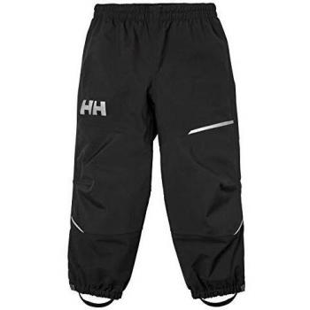 Helly Hansen Kid's Sogn Black Waterproof Breathable Long Trousers 8