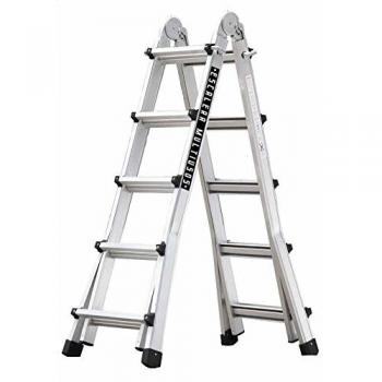 CODIVEN - Escalera Multiuso Alum. 5X5 10+10 Peldaños Master