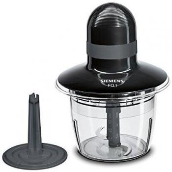 Siemens MR008B1 FQ.1 - Picadora universal, color negro y gris