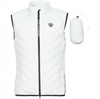 Emporio Armani EA7 White Down Waistcoat Male Size XL