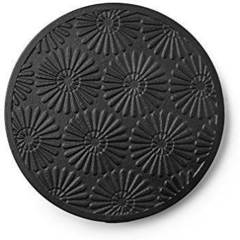 IBILI 621030 - Soporte para Tetera Bali, Porcelana, Negro, 15 x 2 x 15 cm