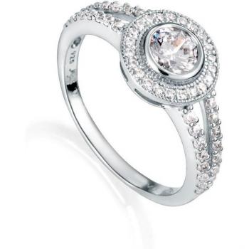 Anillo Viceroy Clásica de Plata Rodiada con Circonitas