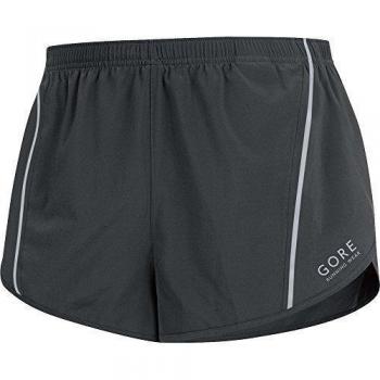 Gore Running Wear Mythos 3.0 Split - Pantalón corto para hombre, color negro, talla S