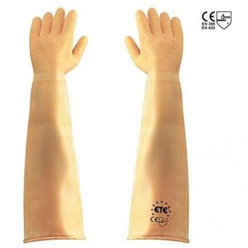 Set 2 Paia Guanti In Puro Lattice Zigrinato Lunghezza CM 60 - 10
