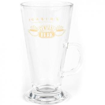 Taza de Latte Friends 10 Ounces Vidrio Transparente