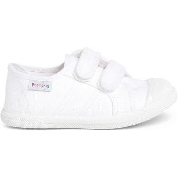 Zapatillas de lona para niños con doble cierre adherente Pisamonas