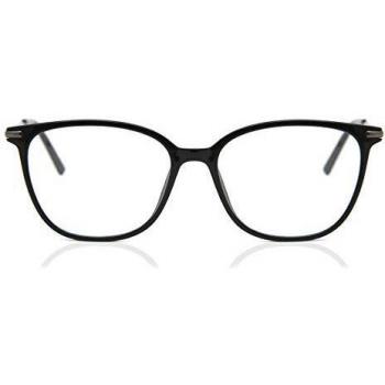 Cuadrado Montura completa Acetato Negras Gafas Recetadas para Hombre - SmartBuy Collection