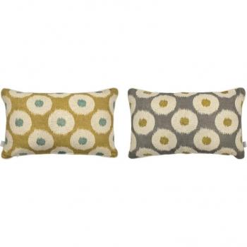 Funda de cojín de decoración NAF NAF VIGO 30x50 cm, 85% algodón, 15% poliéster, fabricado en España (2 unidades) y Cojín sin relleno NAF NAF