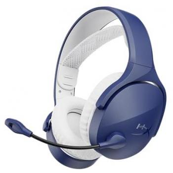 HyperX Cloud Jet - Auriculares Gaming Inalámbricos Dual Bluetooth, 25h Batería, Color Azul Claro