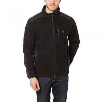 Ultrasport Stalwart - Forro polar deportivo de punto para hombre, color negro / azul, talla M