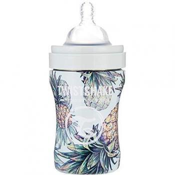 BIBERON ACERO 260ML PIÑAS 78552 TWISTSHAKE