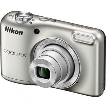 Nikon CoolPix L31 - Cámara foto, con estuche, color plateado