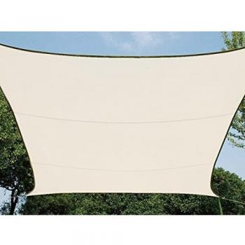 Toldo de vela rectangular Perel GSS4320CR color crema