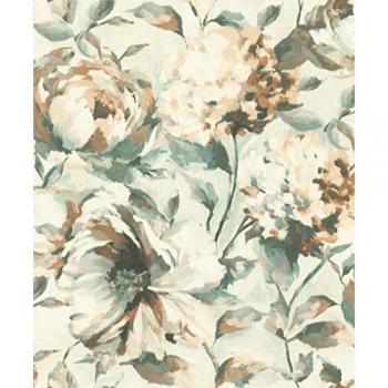 Rasch Florentine III White Floral Design Non-Woven Wallpaper 0.53 x 10.05 m (5.33 sqm)