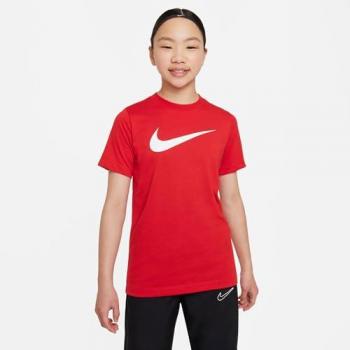 Camiseta Nike Dri-FIT Park 20 SS Tee CW6941 657 Rojo, Unisex Niños, Manga Corta, University Red y White