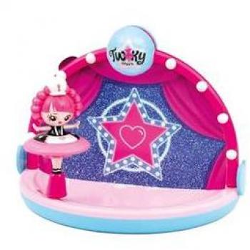 Twiky Peonza Bailarina Escenario Zona Baile con Muñeca TWK02000 FAMOSA