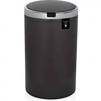 Les Collectors Cubo con Sensor, Metal, Gris Oscuro, 30 L