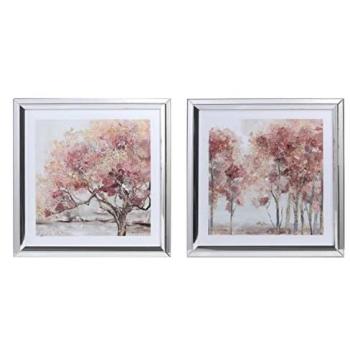 Cuadro DKD Home Decor 69 x 2,5 x 69 cm Árboles Tradicional (2 Unidades)