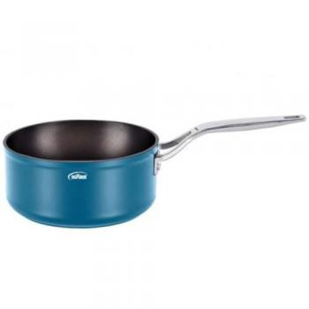 Cazo Inoxibar AQUA LINE - Cazo de acero inoxidable, apto para todo tipo de cocinas, incluye un diseño ergonómico con mango resistente al calor, base gruesa para una distribución uniforme del calor, capacidad adecuada para cocinar