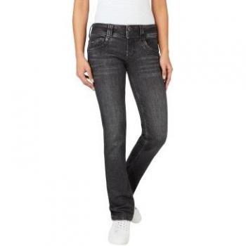 Jeans Slim negro de mujer Pepe Jeans - Pantalón vaquero ajustado con cierre de doble botón