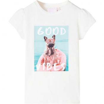 Camiseta infantil color crudo 92