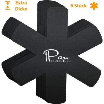Avantina Protector de Olla y Sartén - 6Pcs - Ideal para apilar sartenes y ollas - 40 x 40 cm - protección extra de revestimiento mediante 0,4 cm Fieltro