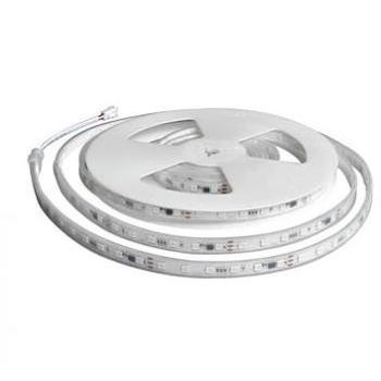 Kit de Tira LED Mágica SMD5050 13W/m 60 LEDs/m RGB 5m Compatible con Magic Home Pro, Control Remoto y Fuente de Alimentación IP65