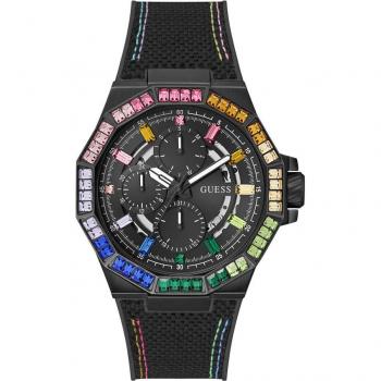 Reloj de hombre Guess Energy GW0701G1 de silicona con correa negra