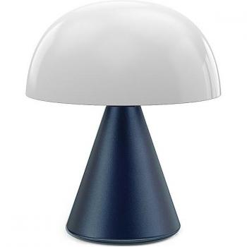 Lámpara LED Portátil Mina L 17cm Azul Oscuro 7 Colores