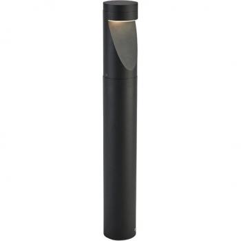 Bolardo LED de Jardín Oppland Grafito 85 cm, IP54, integrado para exteriores