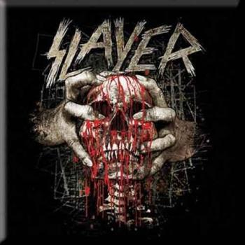 Imán para nevera Slayer Calavera Apretada Talla Única Negro