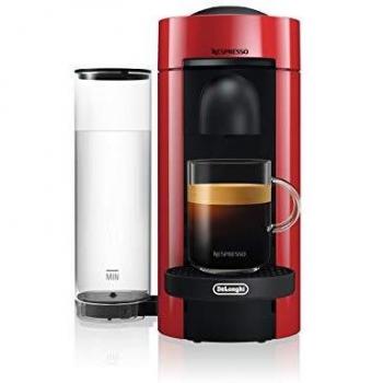 De'Longhi Nespresso Vertuo Plus ENV150.R Máquina de Café y Espresso Independiente, 1.1 L, Cápsula de café, 1260 W, Rojo