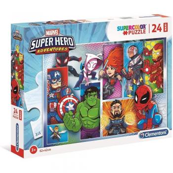 Puzzle Maxi Superhero Marvel 24 piezas