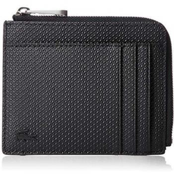 Lacoste Chantaco Zip Around CC Wallet Black
