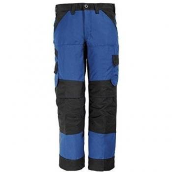 Fhb 2064591-11460-3620-23 pantalones de trabajo markus reg pierna-azul/negro, azul