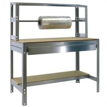 Estantería Simonwork BT4 Box 900 Galva/Madera, características: capacidad de carga 400 kg, dimensiones 1445x910x760 mm, incluye un cajón