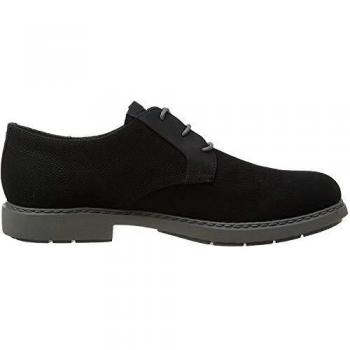 CAMPER Neuman - Men's Formal Shoes - Black, Size 44/10.5, Cotton Fabric & Smooth Leather
