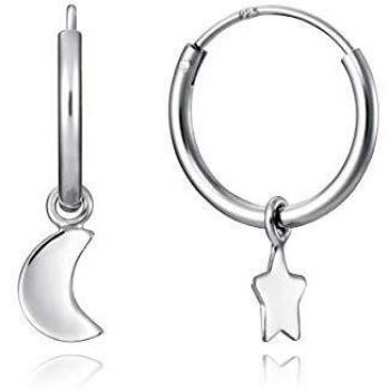 Pendientes Viceroy Jewels 5064E000-08 Luna Estrella Plata de Ley