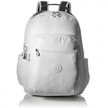 Kipling SEOUL Mochila tipo casual, 44 cm, 27 liters, Blanco