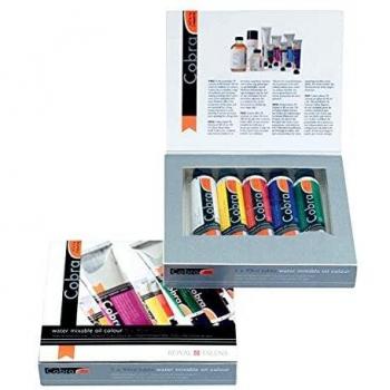 Royal Talens : Cobra Artist Water Mixable Oil Paint : 40ml : Starter Set of 5