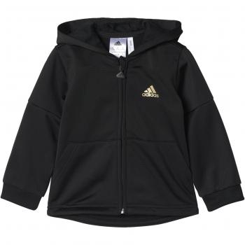 adidas I St Shiny Fzhd Sudadera, Niños, Negro