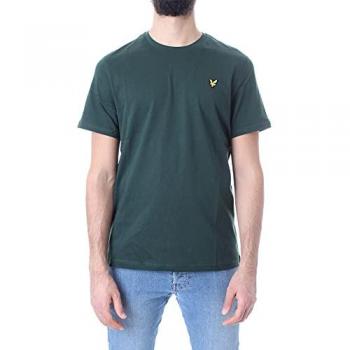 Lyle & Scott Men's Plain Dark Green T-Shirt - Extra Small