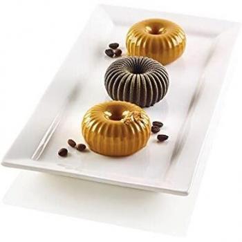 Silikomart Mini Raggio Silicone Mould - 6 Portions, Ø67mm x H33mm, Flexible and Non-Stick Design