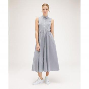 Vestido camisero en popelina de rayas Motives/Motivi