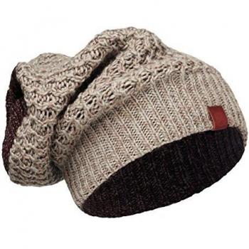 Original Buff Knitted Neckwarmer Hat Dean, Unisex Adulto, Negro