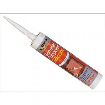 Everbuild GPSBK - Sellador de silicona multiuso, Negro, 280 ml